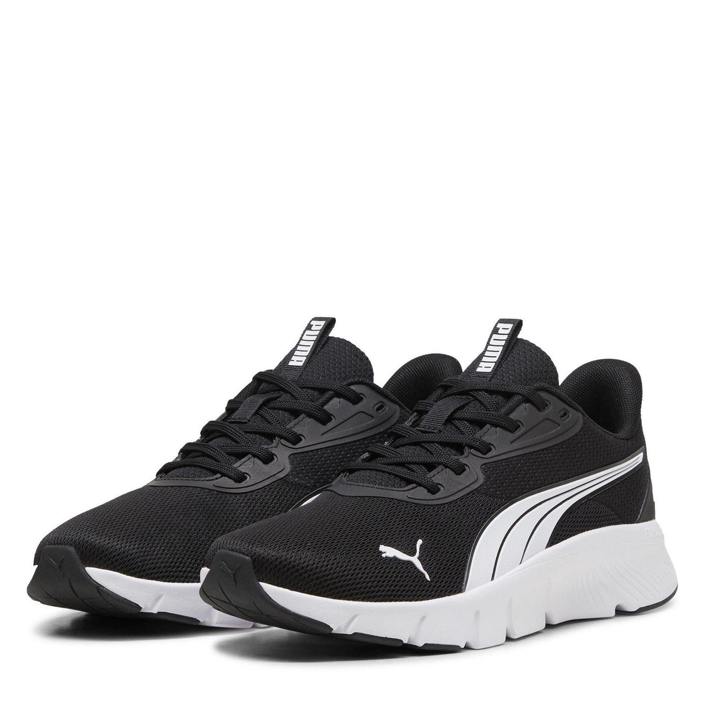 Black-White - Front - Puma Womens-Ladies Cushioned Trainers