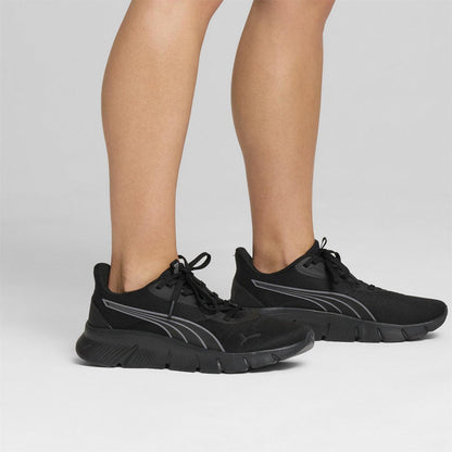 Triple Black - Side - Puma Womens-Ladies Cushioned Trainers