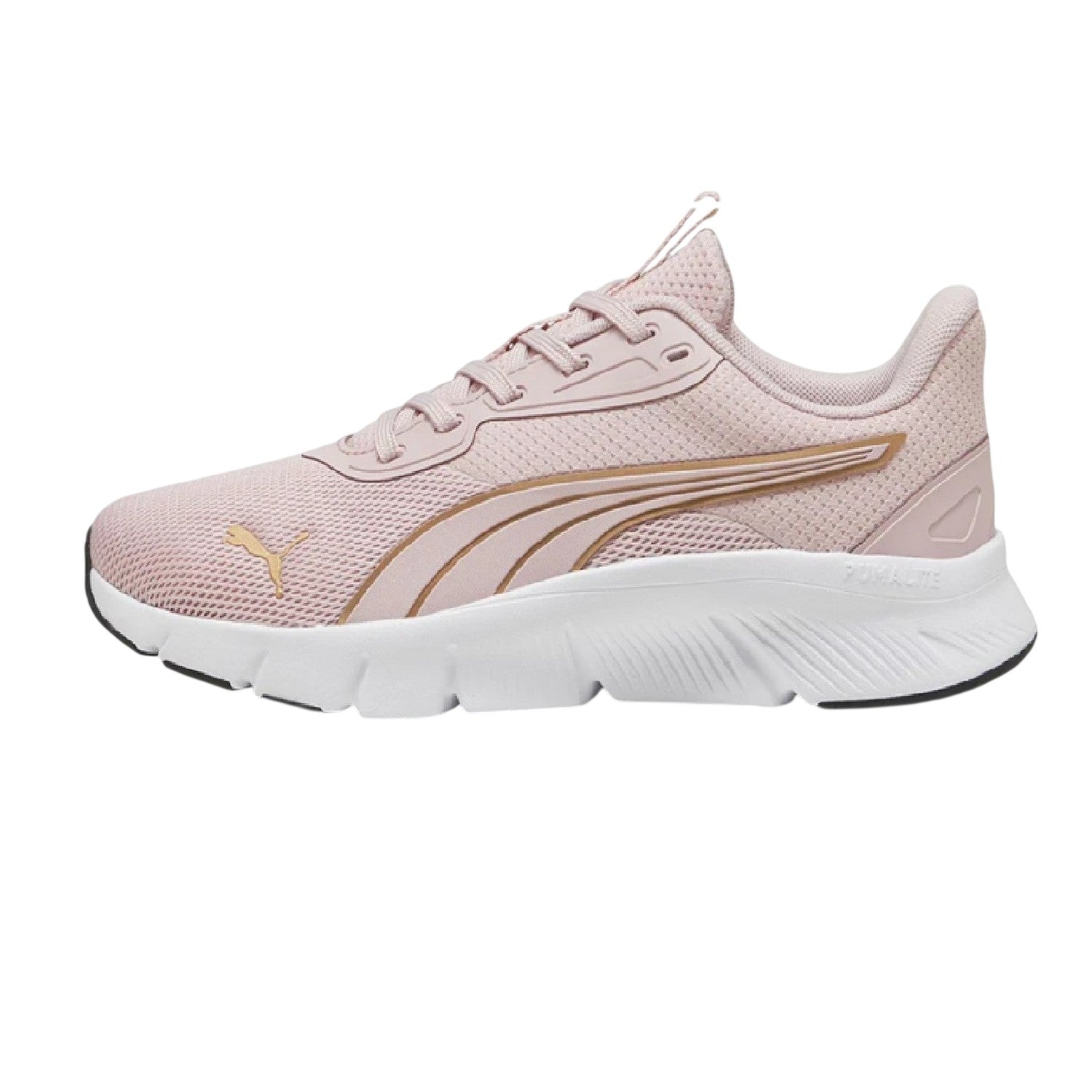Pink-Gold - Back - Puma Womens-Ladies Cushioned Trainers