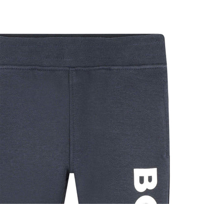Navy - Side - Boss Baby Boys Joggers