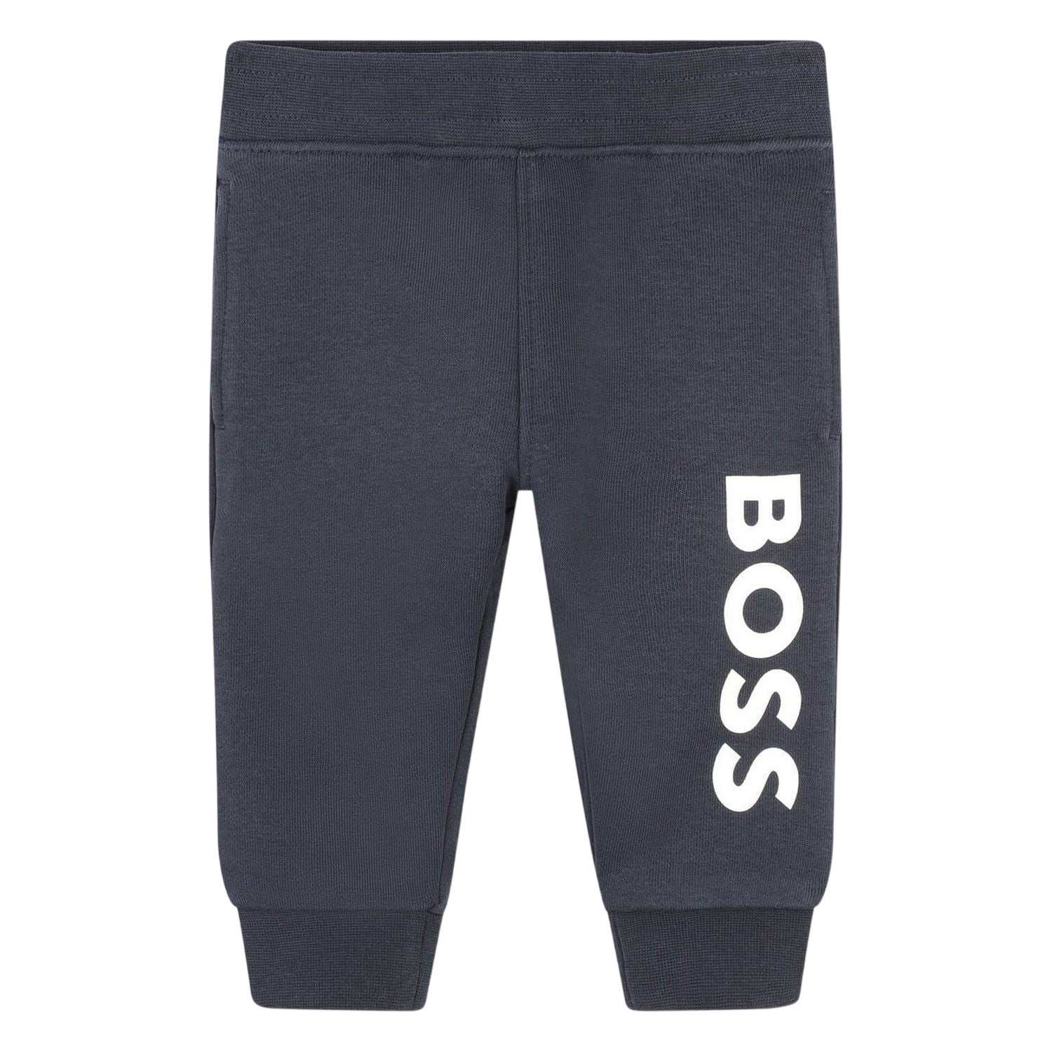 Navy - Front - Boss Baby Boys Joggers