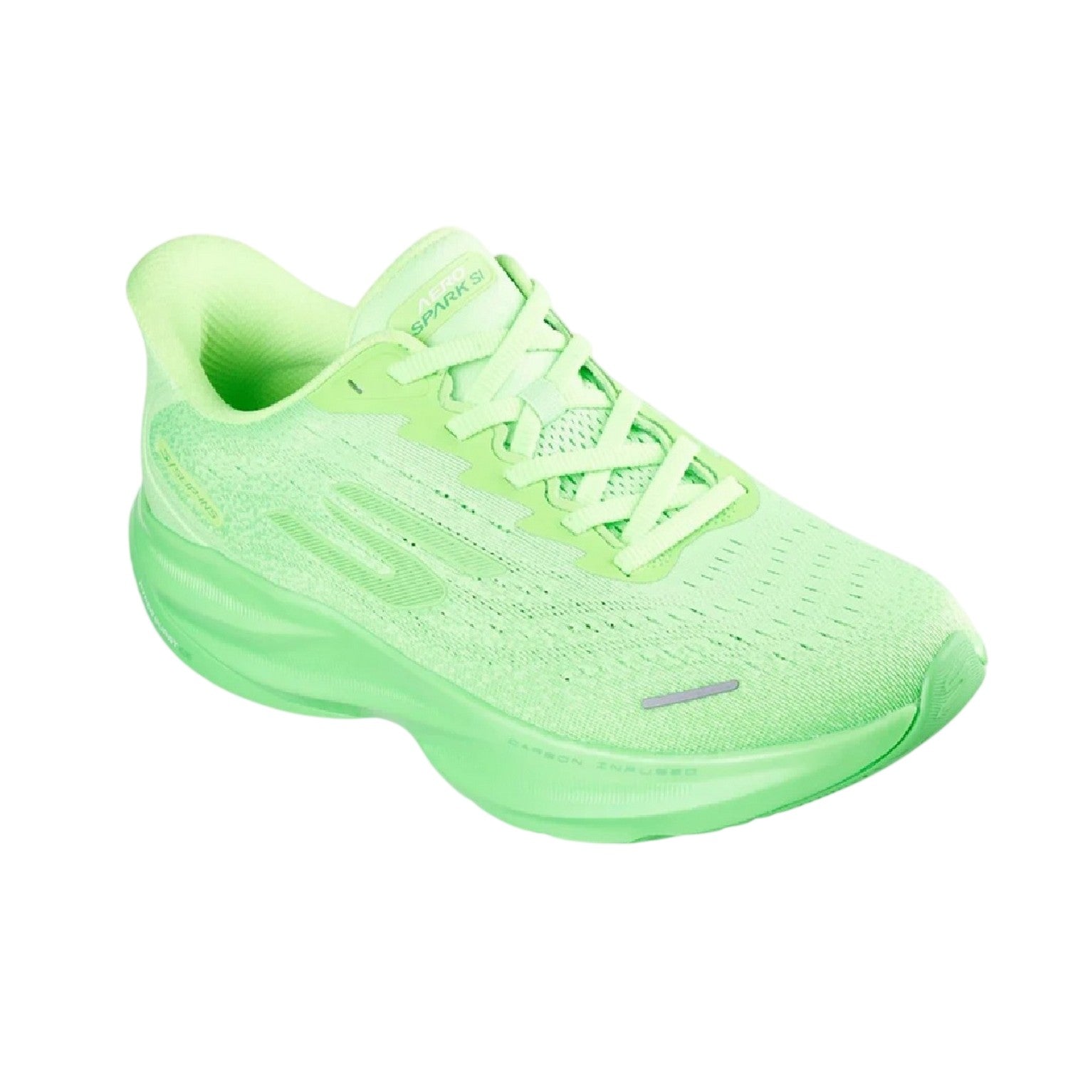 Lime - Front - Skechers Mens Arch Fit Trainers