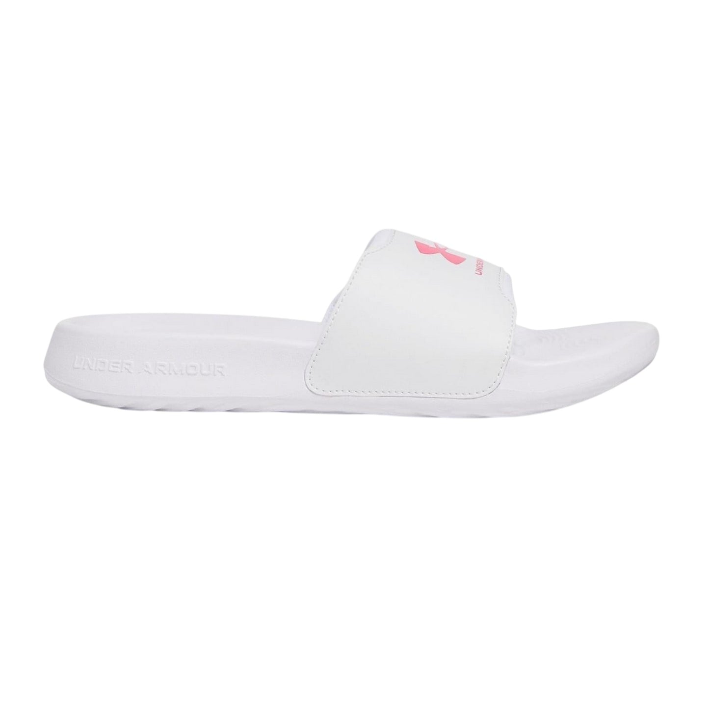 White - Front - Under Armour Mens Ignite Select Slides