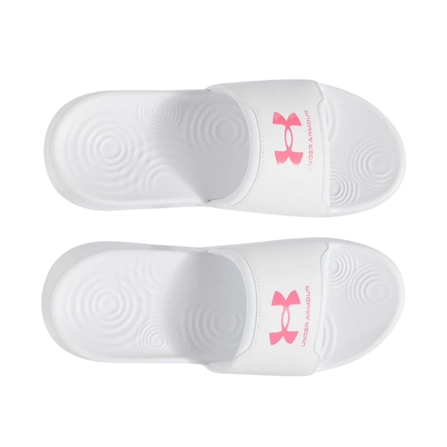 White - Side - Under Armour Mens Ignite Select Slides