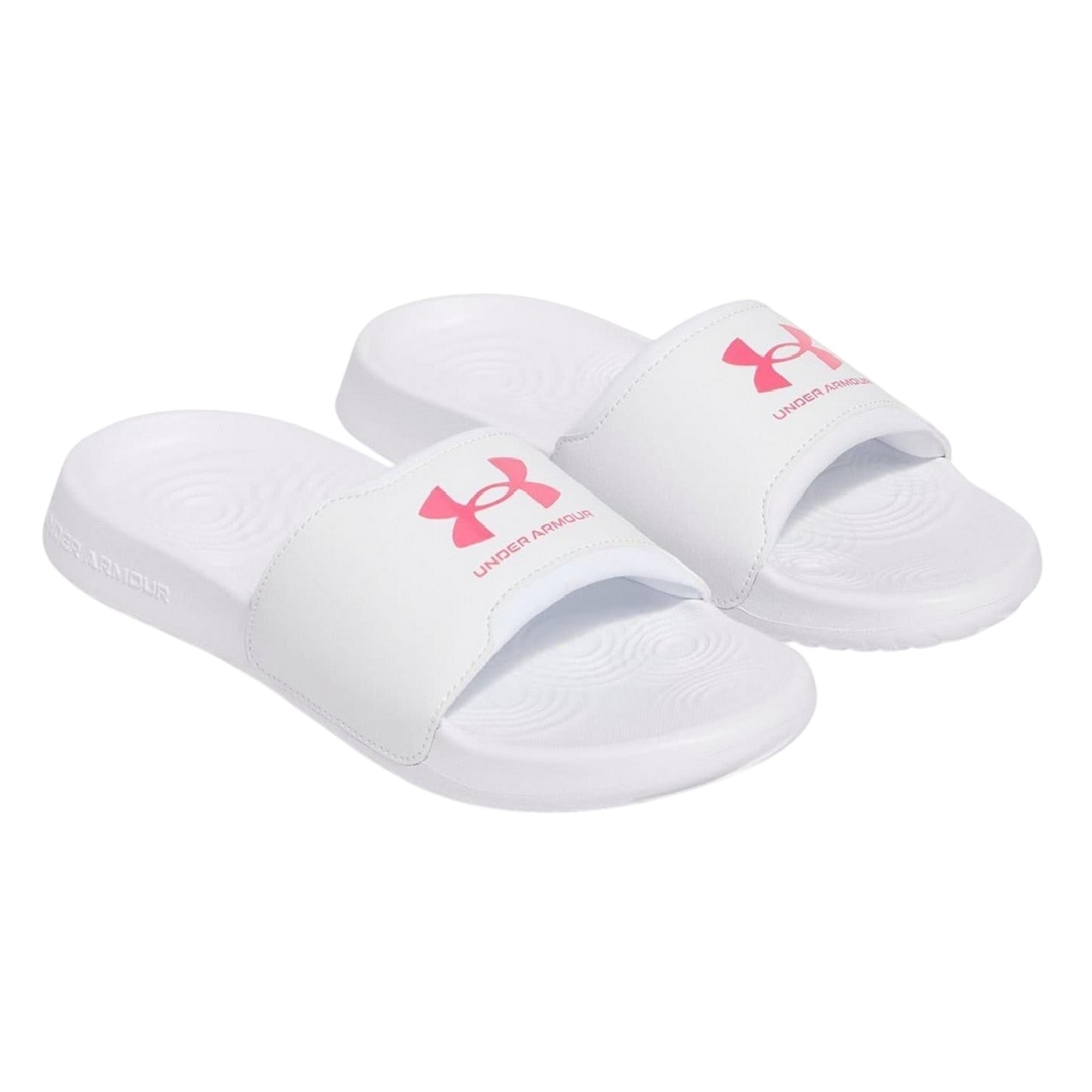 White - Pack Shot - Under Armour Mens Ignite Select Slides