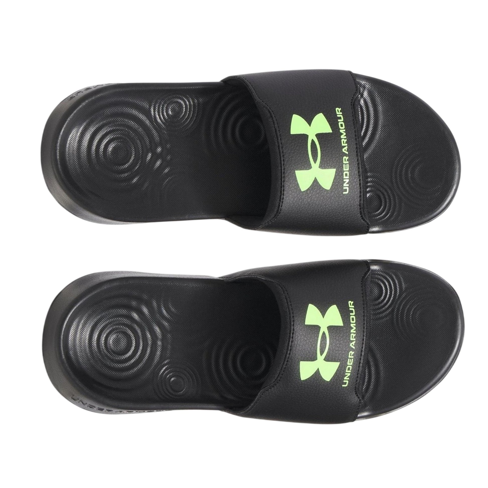 Black - Side - Under Armour Mens Ignite Select Slides