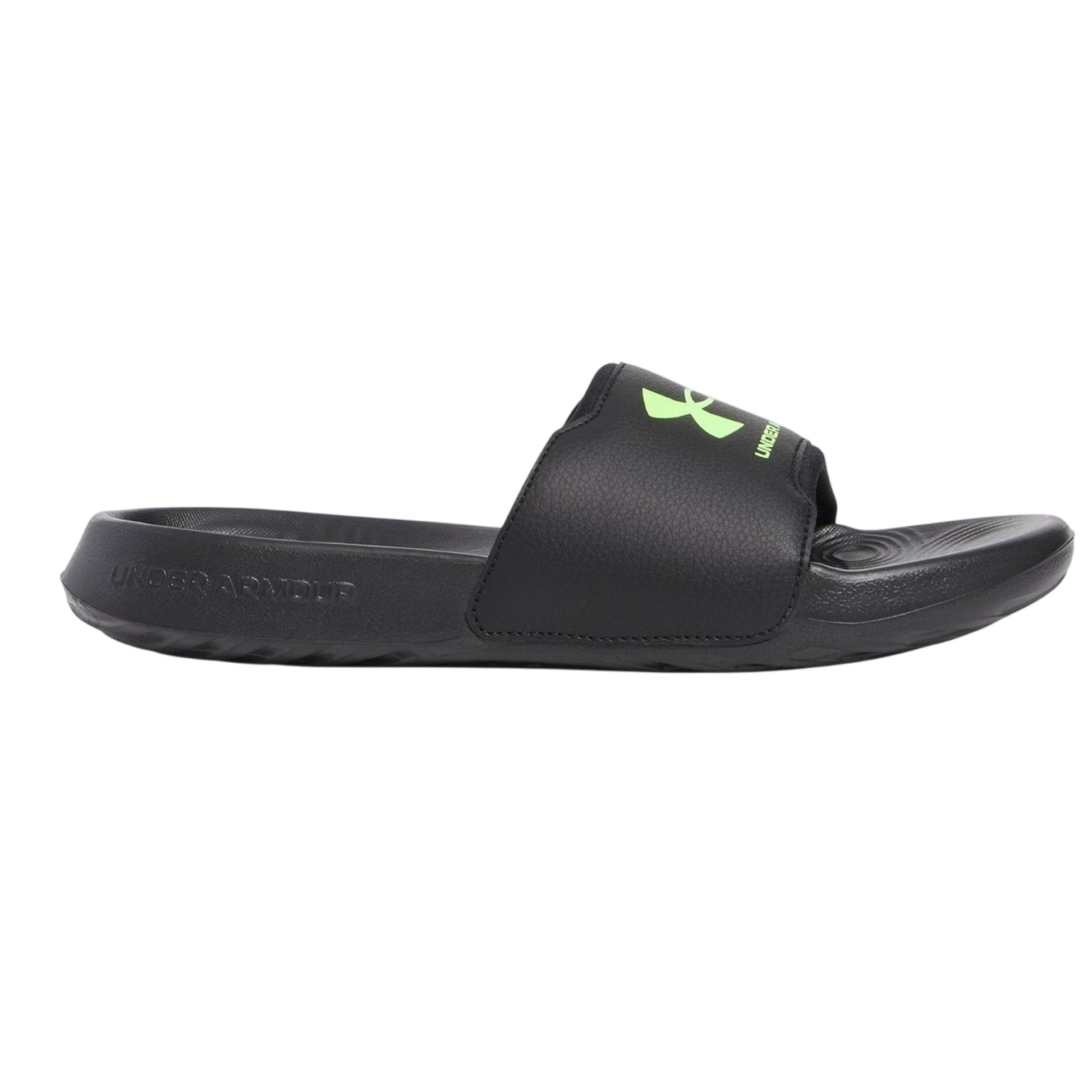 Black - Front - Under Armour Mens Ignite Select Slides