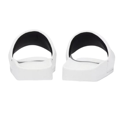 White - Lifestyle - Boss Unisex Adult Rubber Open Toe Casual Flat Slides