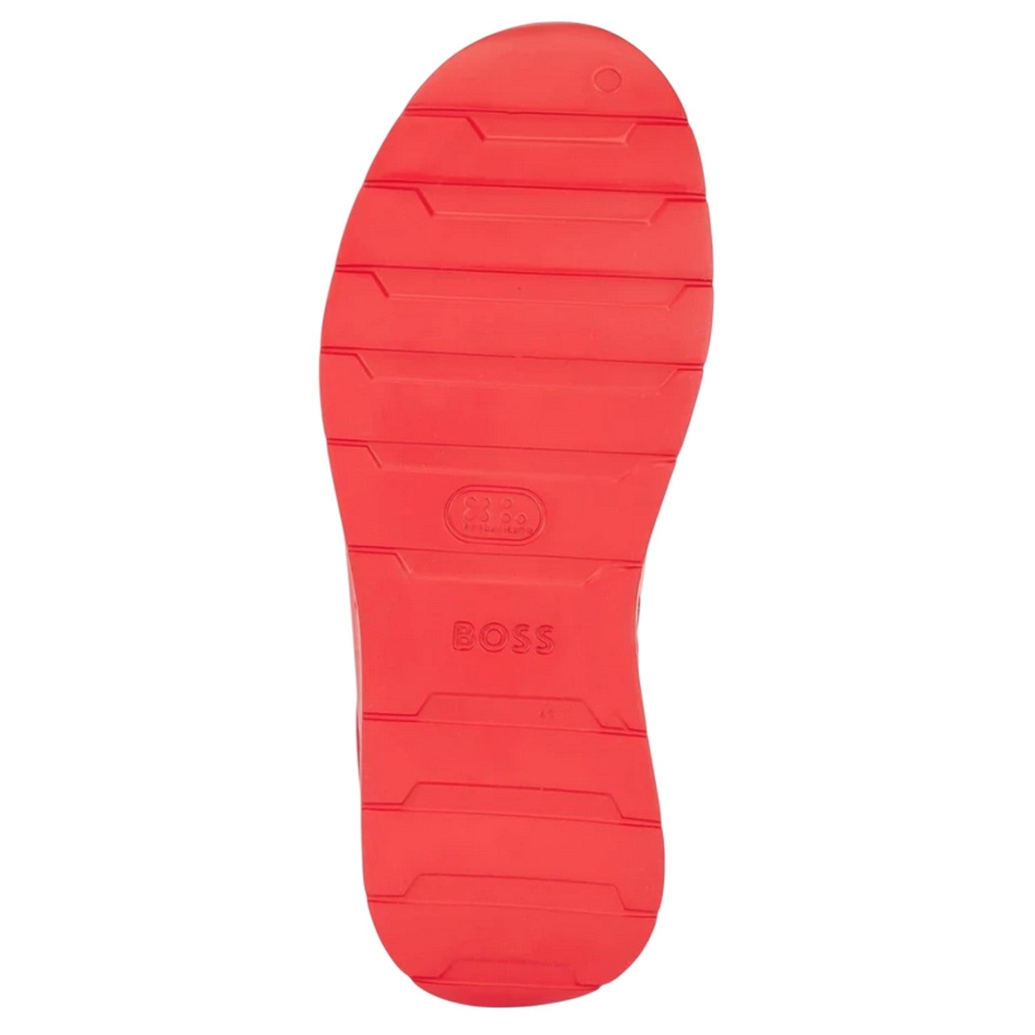 Bright Red - Lifestyle - Boss Mens Titanium-R Flat Slides