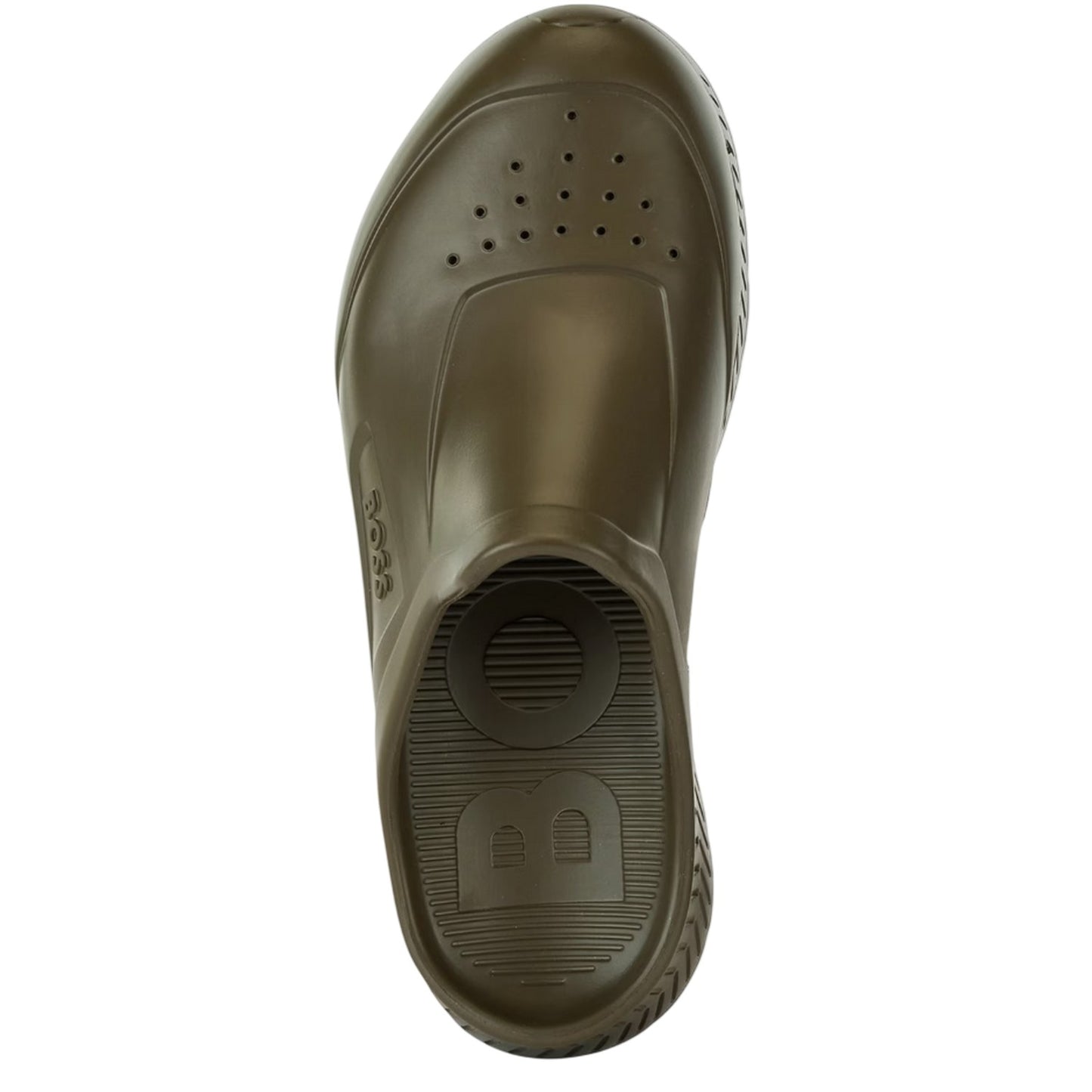 Dark Green - Side - Boss Mens Titanium-R Flat Slides