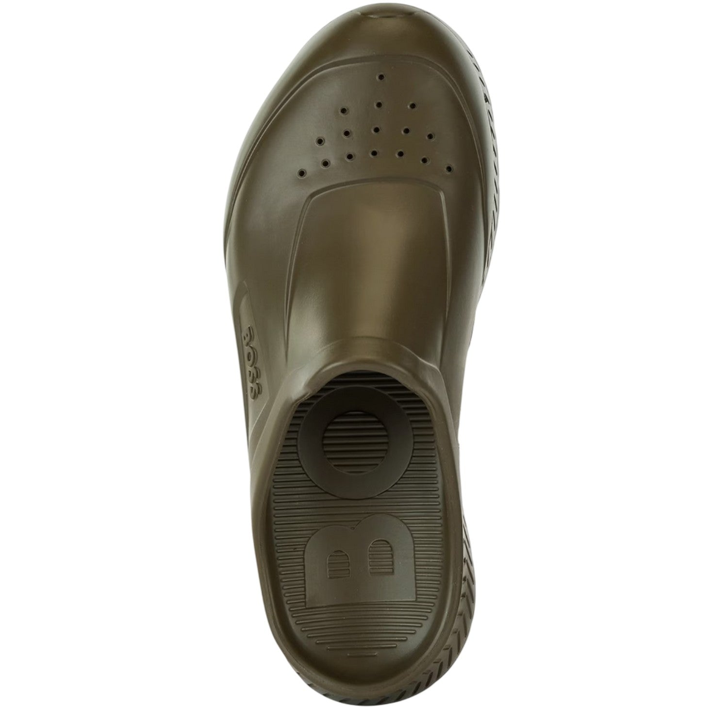 Dark Green - Side - Boss Mens Titanium-R Flat Slides
