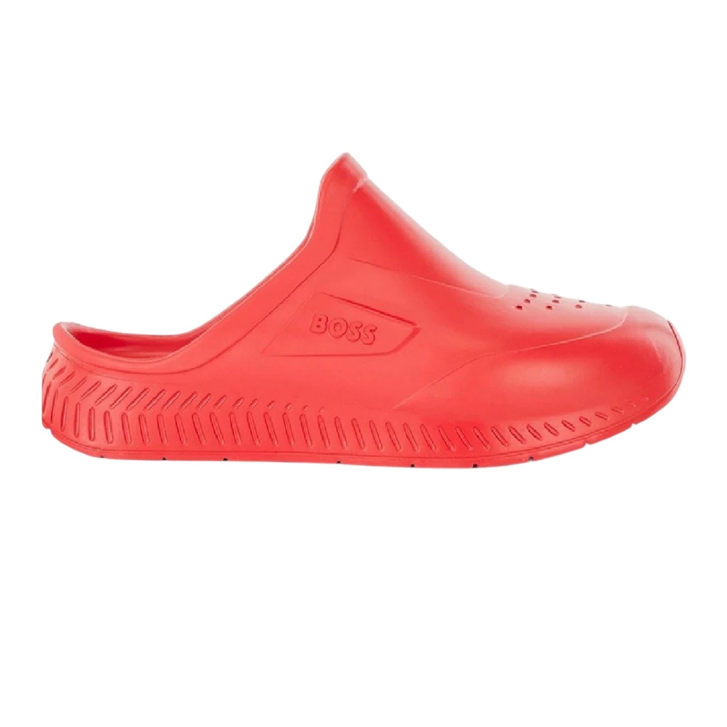 Bright Red - Front - Boss Mens Titanium-R Flat Slides