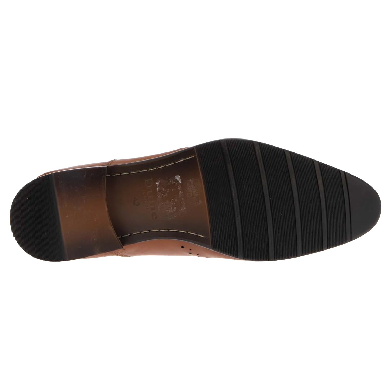Brown - Lifestyle - Dune London Mens Sign Leather Brogues