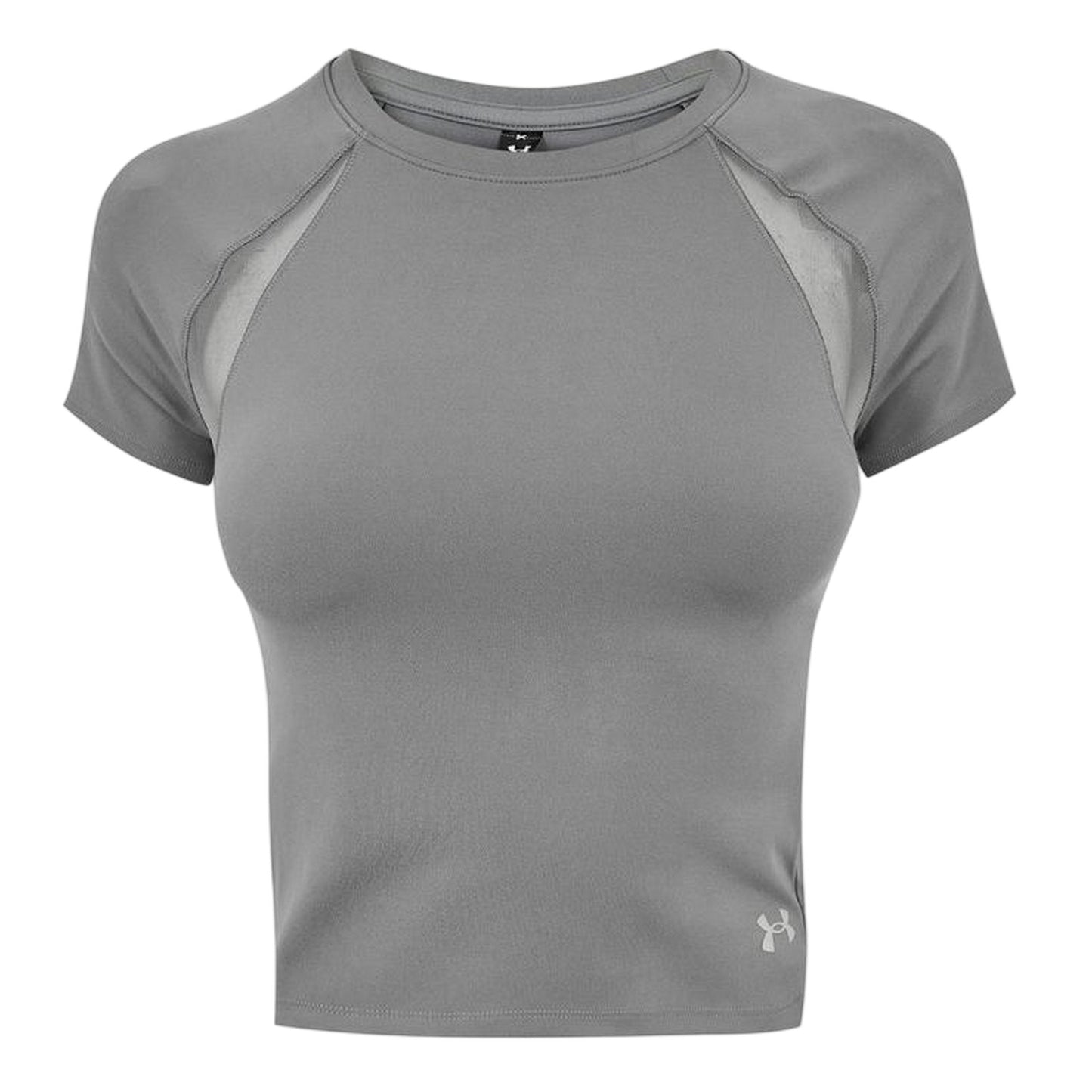 Green-Titanium - Front - Under Armour Womens-Ladies Motion Ventilated Top