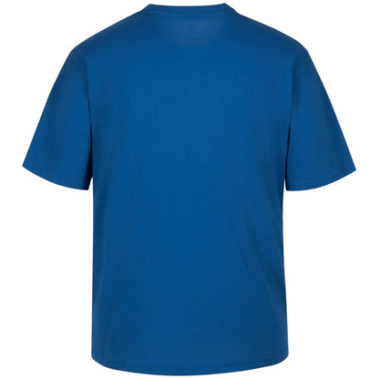 Blue-White - Back - Under Armour Mens Football Club Heavyweight T-Shirt