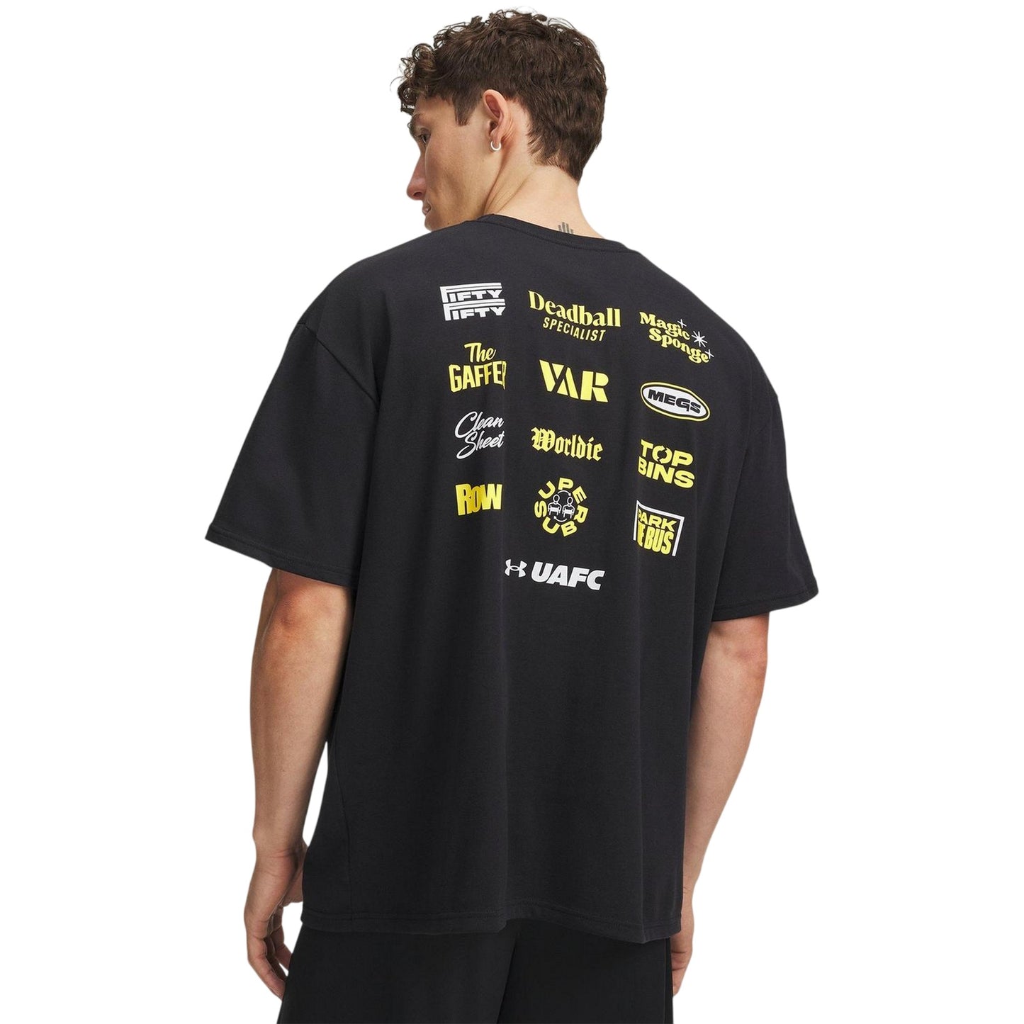 Black-White - Lifestyle - Under Armour Mens GFB Back Print Short-Sleeved T-Shirt