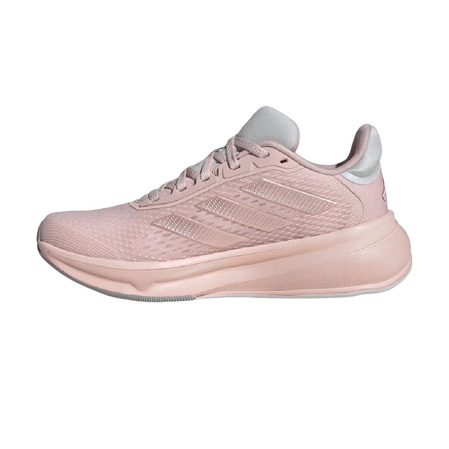 Sandy Pink - Side - Adidas Womens-Ladies Response Super Mesh Shoes