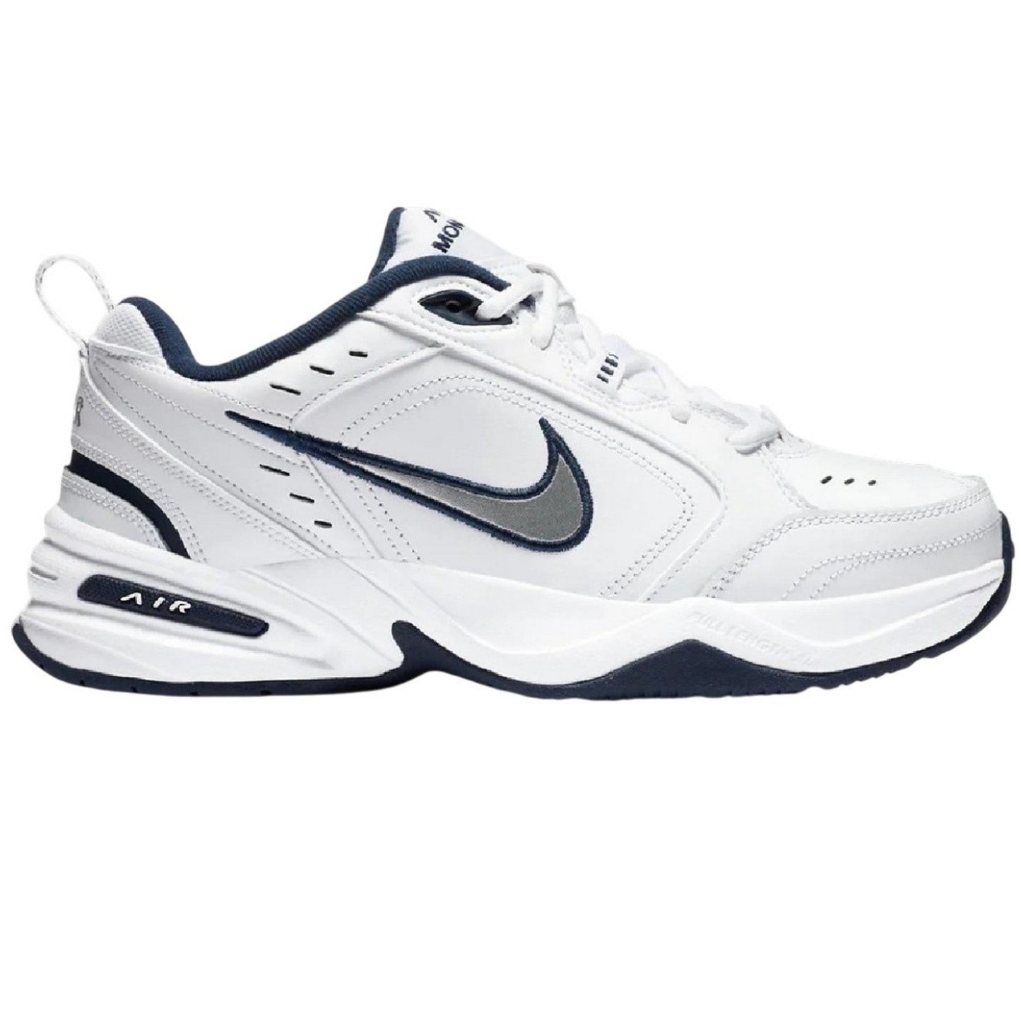 White-Silver - Front - Nike Mens Monarch Iv Trainers
