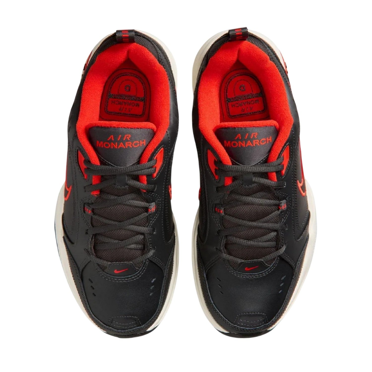 Black-Red - Side - Nike Mens Monarch Iv Trainers