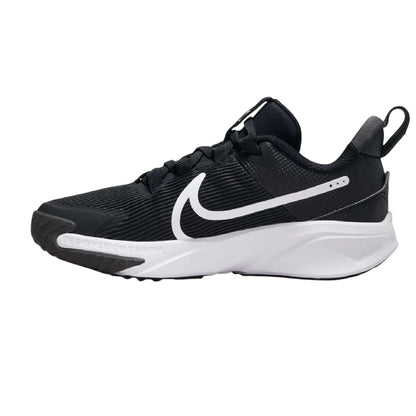 Black-White - Back - Nike Childrens-Kids Star Runner 4 Shoes