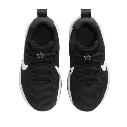 Black-White - Side - Nike Childrens-Kids Star Runner 4 Shoes