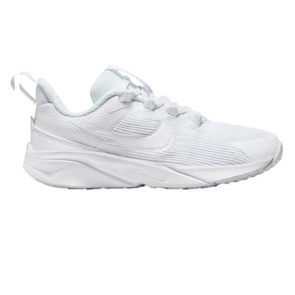 White - Front - Nike Childrens-Kids Star Runner 4 Shoes