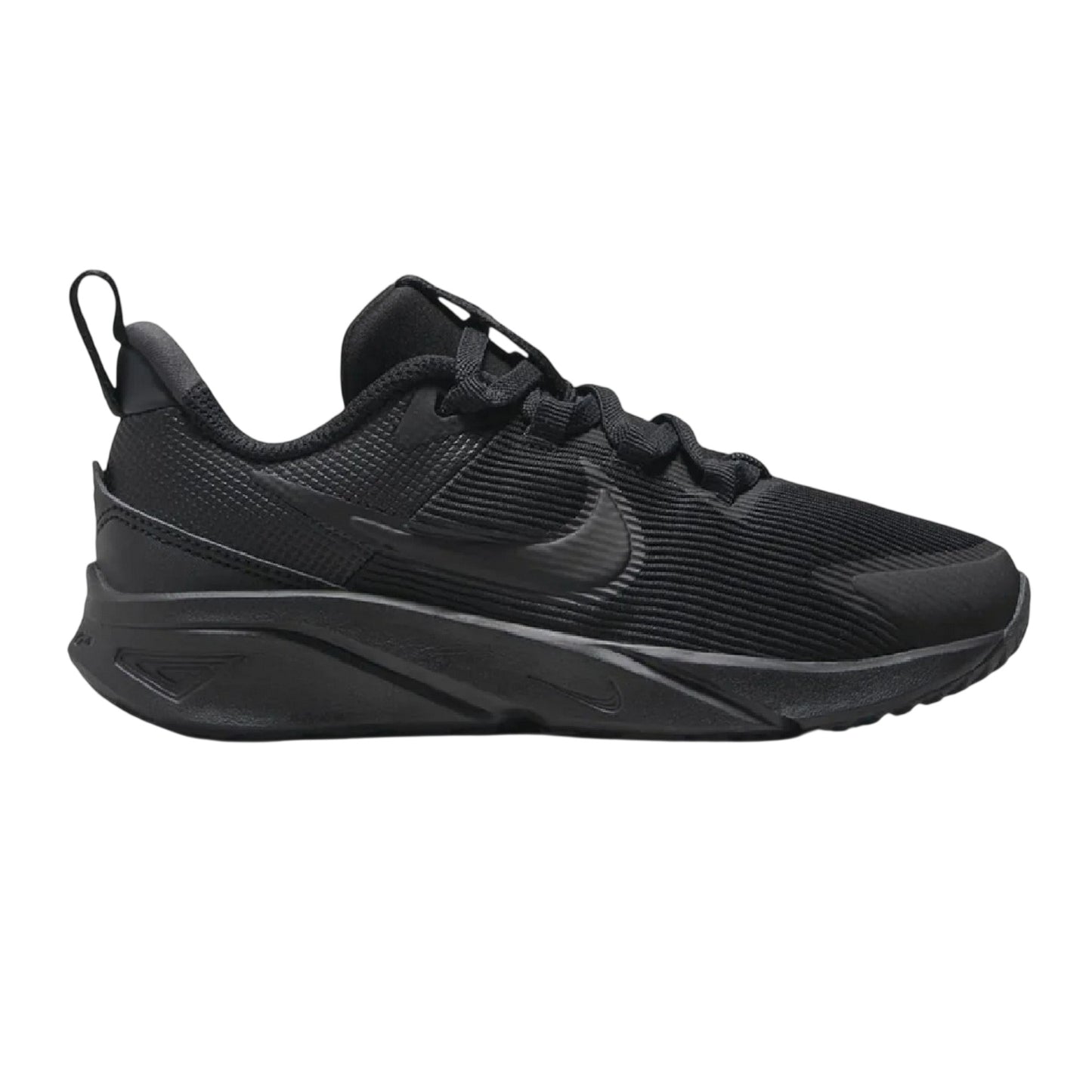 Black - Front - Nike Childrens-Kids Star Runner 4 Shoes