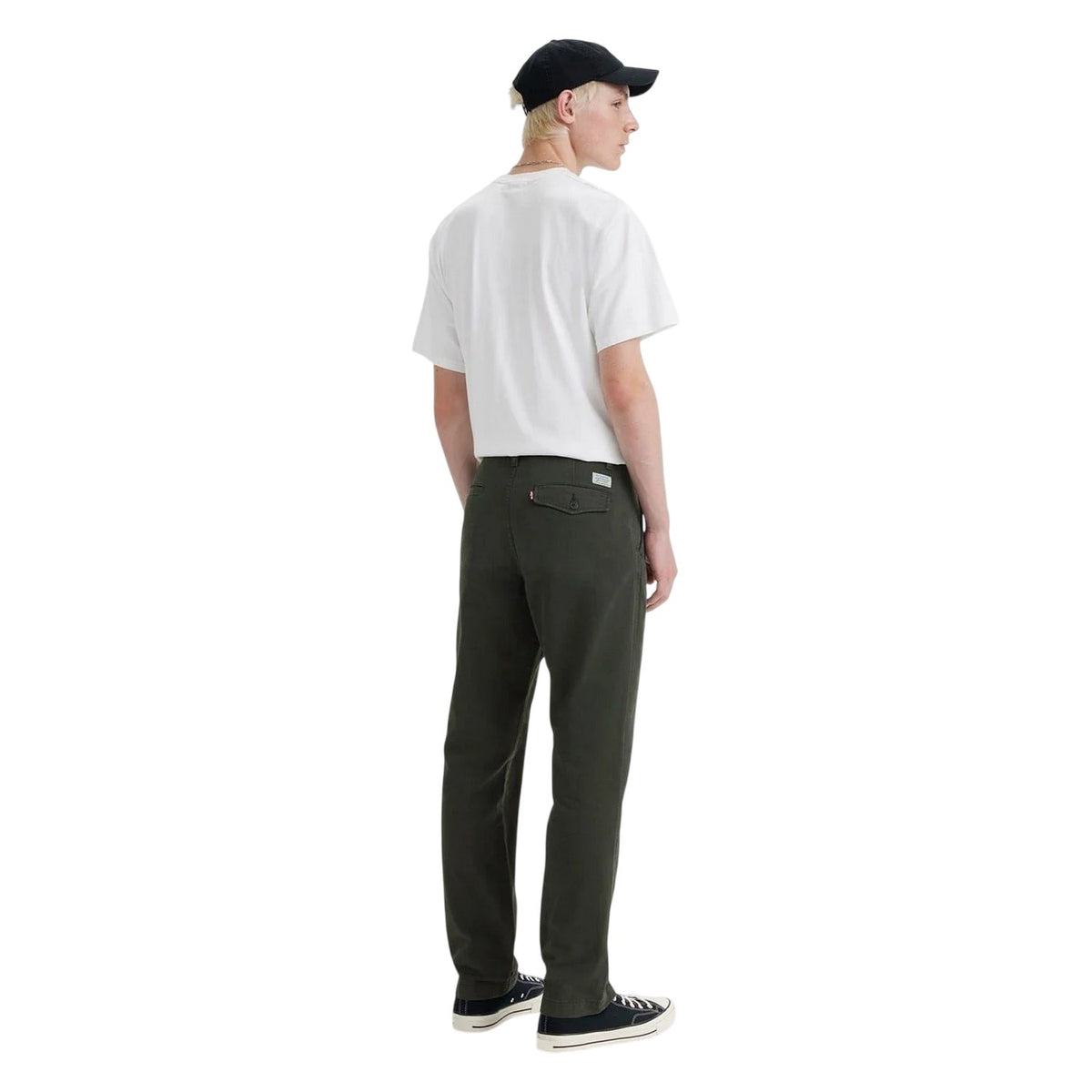 Black - Back - Levis Mens Authentic Cotton Chinos