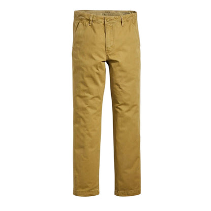Tan - Front - Levis Mens Authentic Cotton Chinos