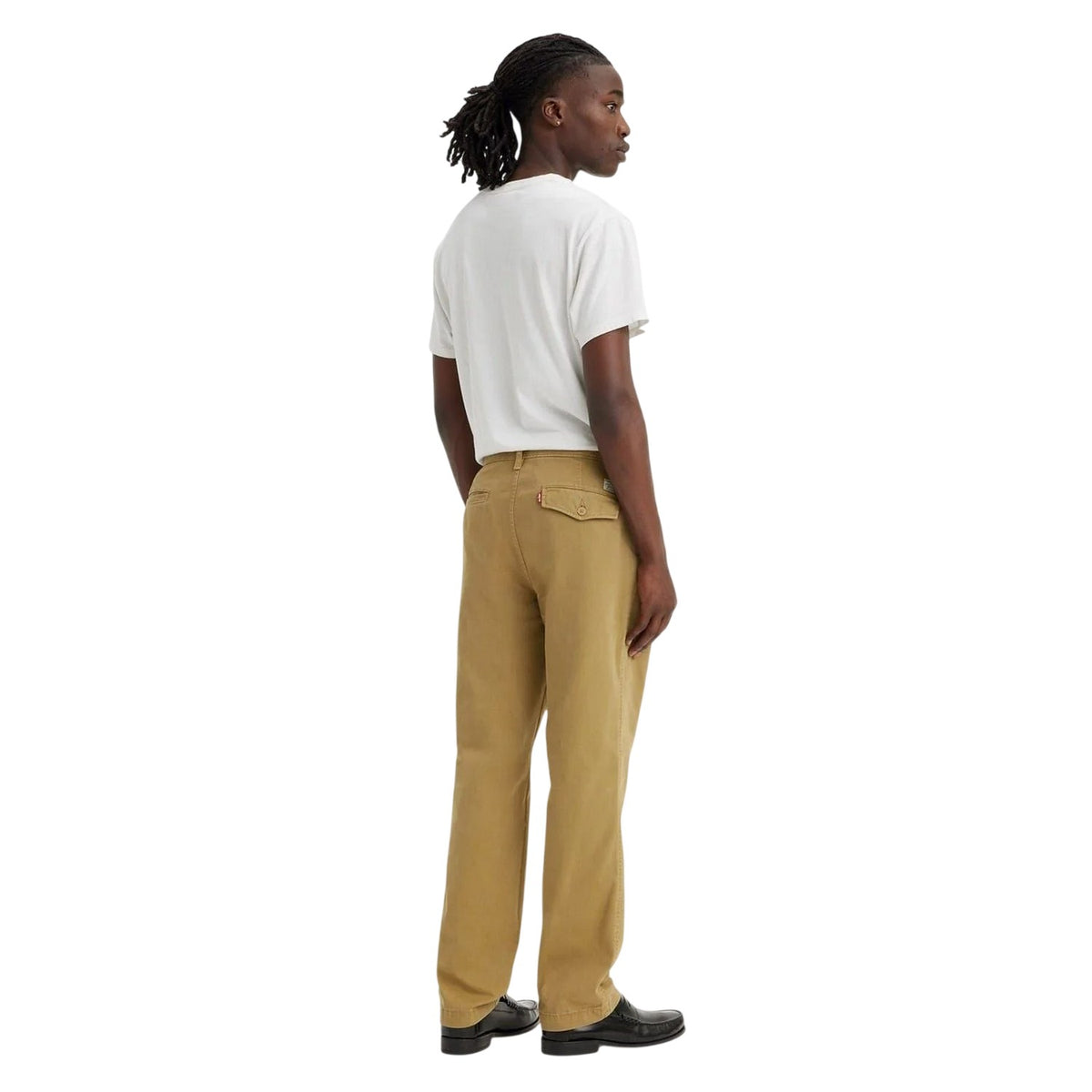 Tan - Back - Levis Mens Authentic Cotton Chinos
