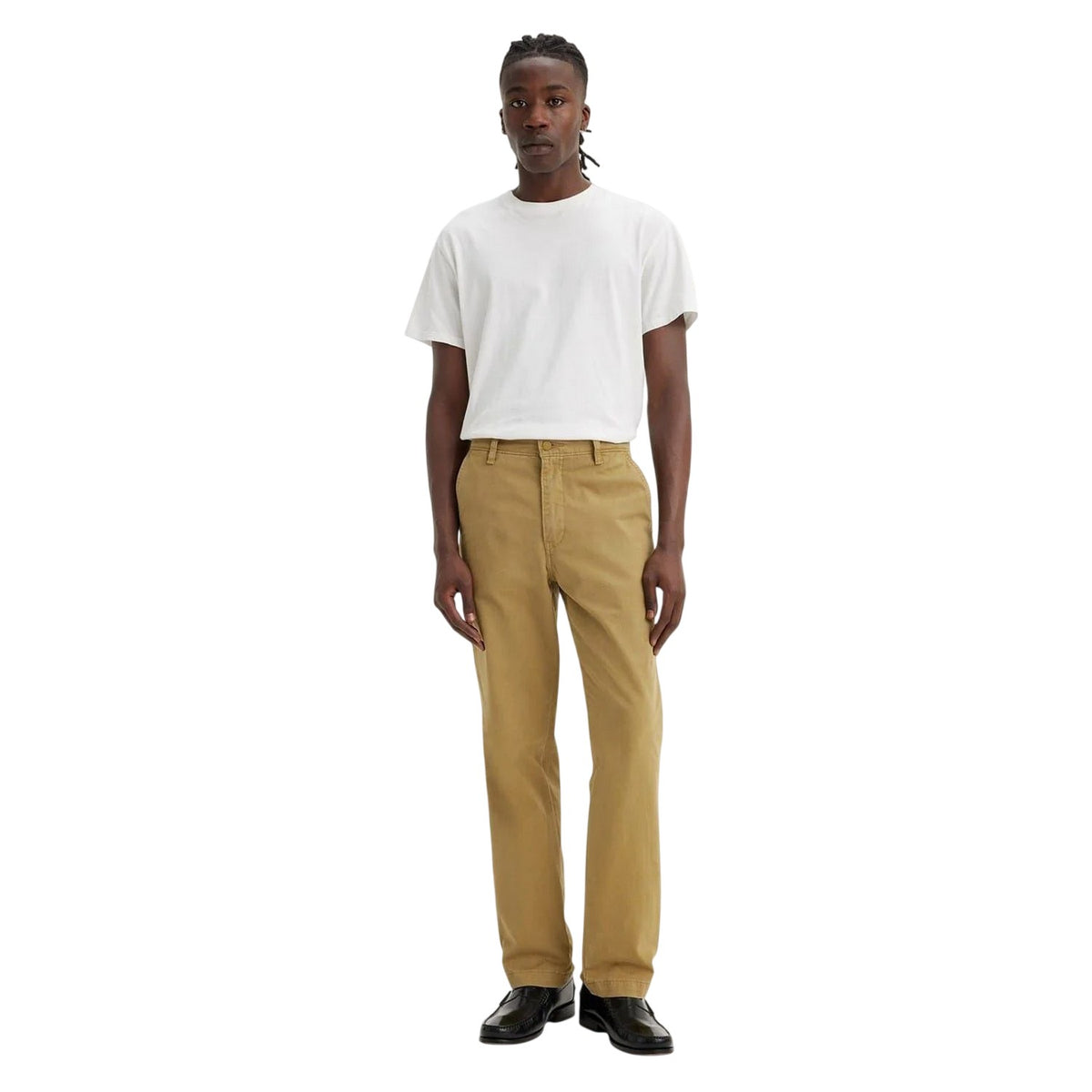 Tan - Side - Levis Mens Authentic Cotton Chinos