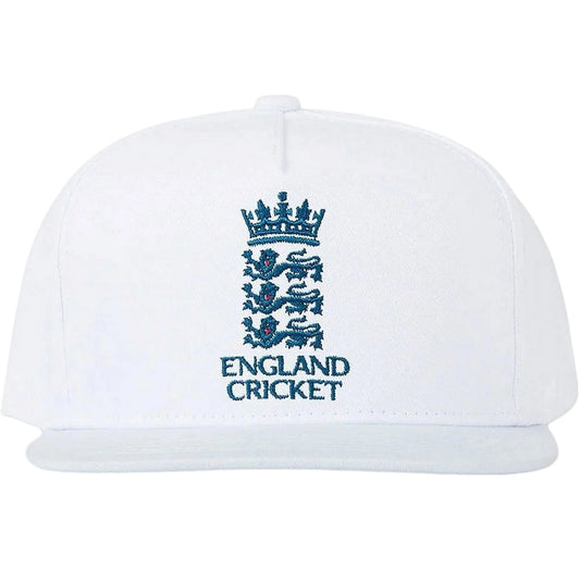White - Front - Castore England Cricket Baseball Cap