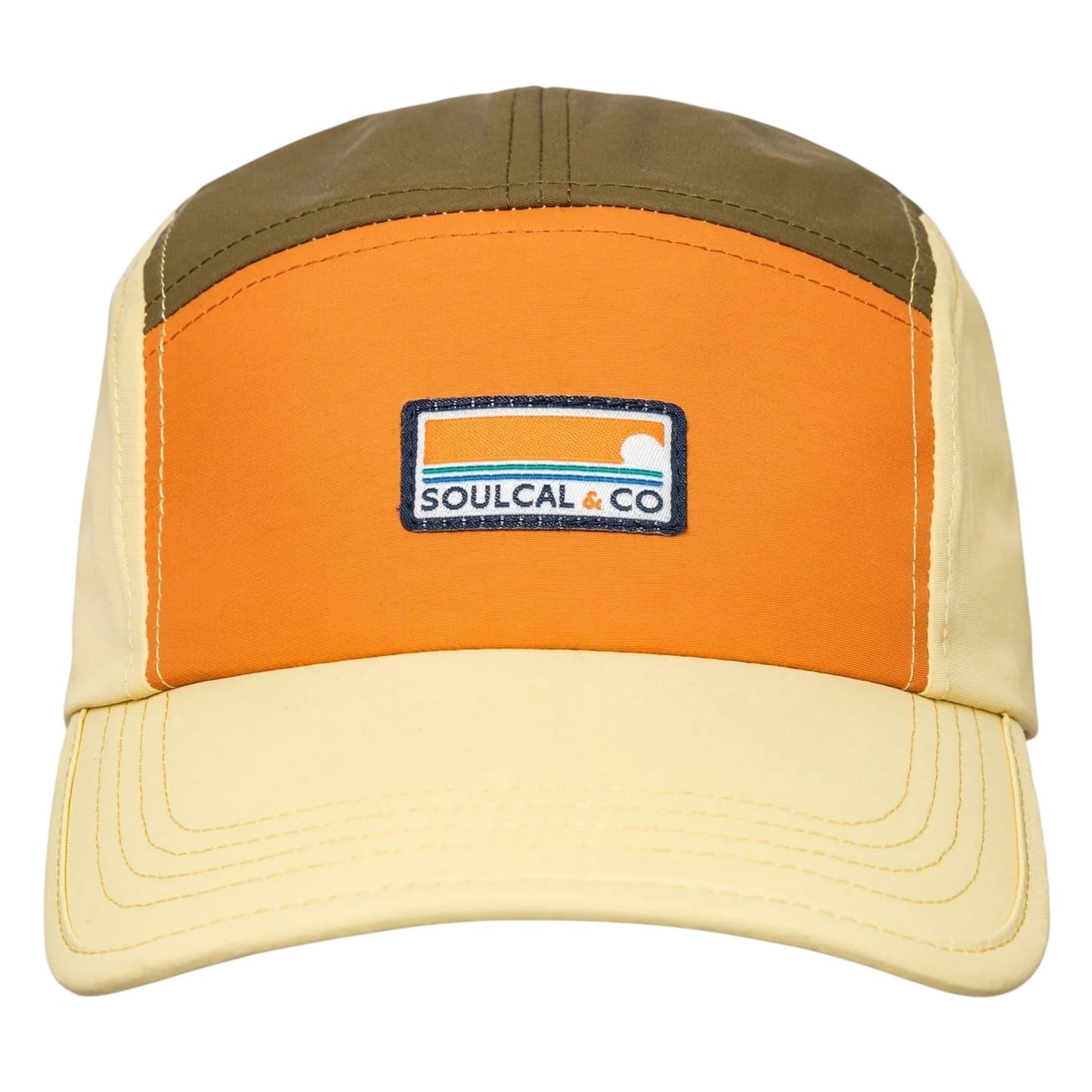 Beige-Army - Front - SoulCal Outdoor Cap