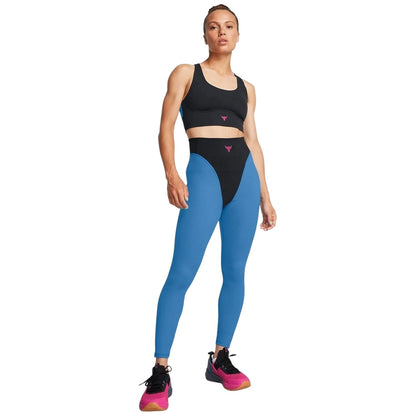 Black - Lifestyle - Under Armour Womens-Ladies Project Rock Shaping Leggings