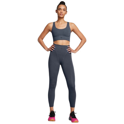 Grey - Lifestyle - Under Armour Womens-Ladies Project Rock Shaping Leggings