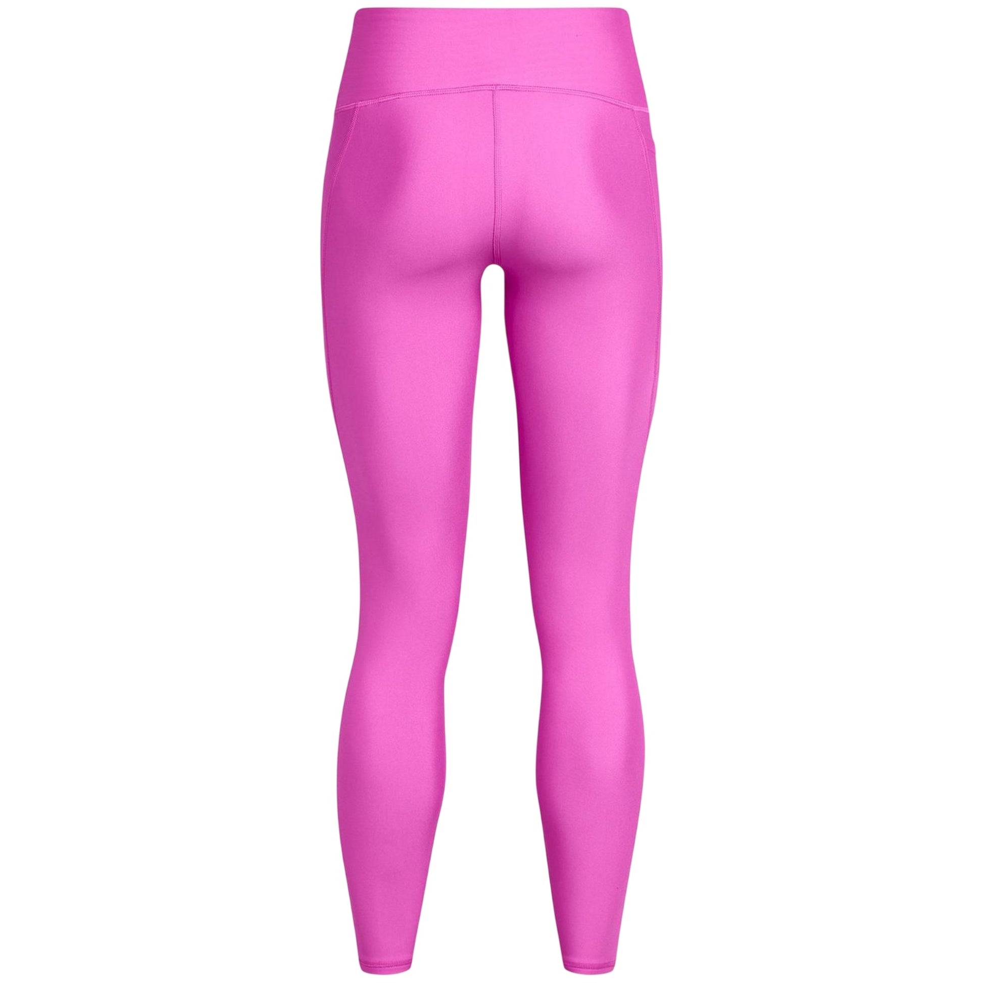 Purple - Back - Under Armour Womens-Ladies High Rise Leggings