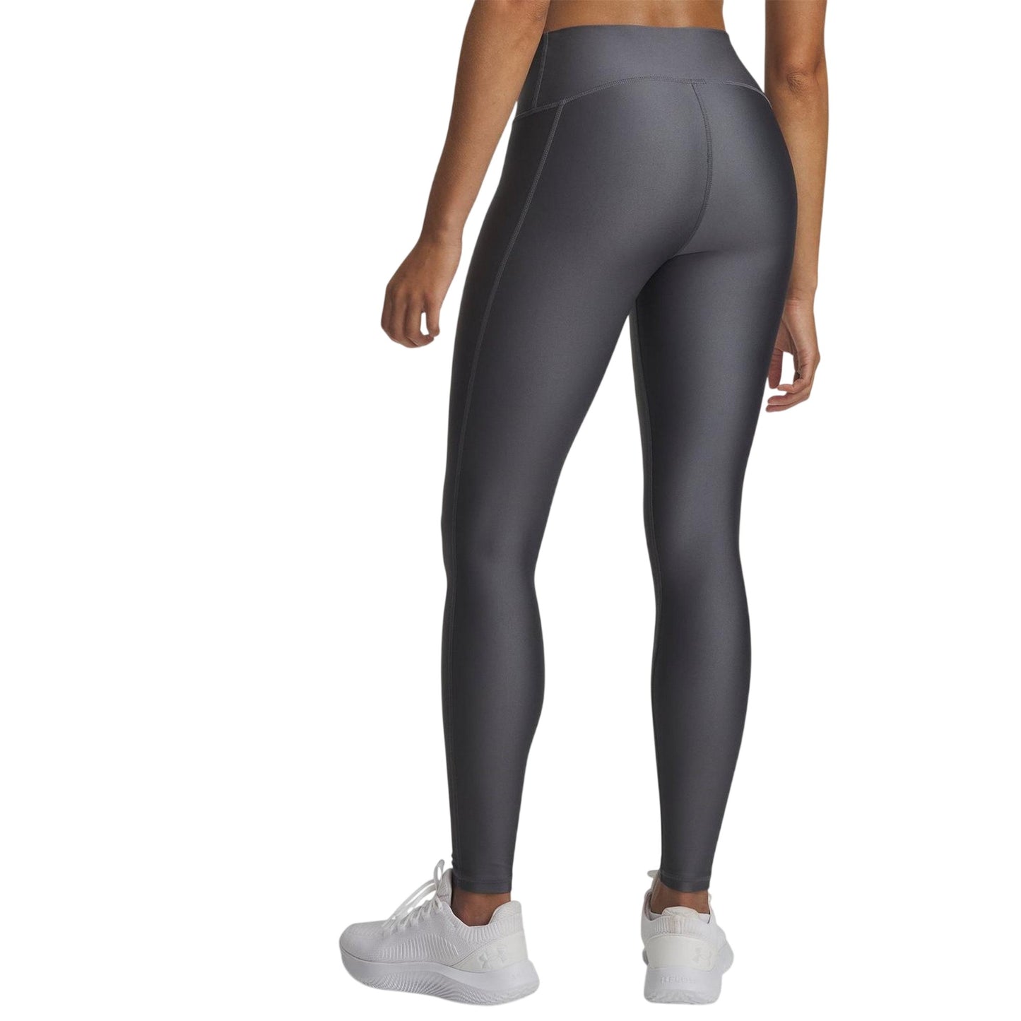 Rock-Black - Back - Under Armour Womens-Ladies High Rise Leggings