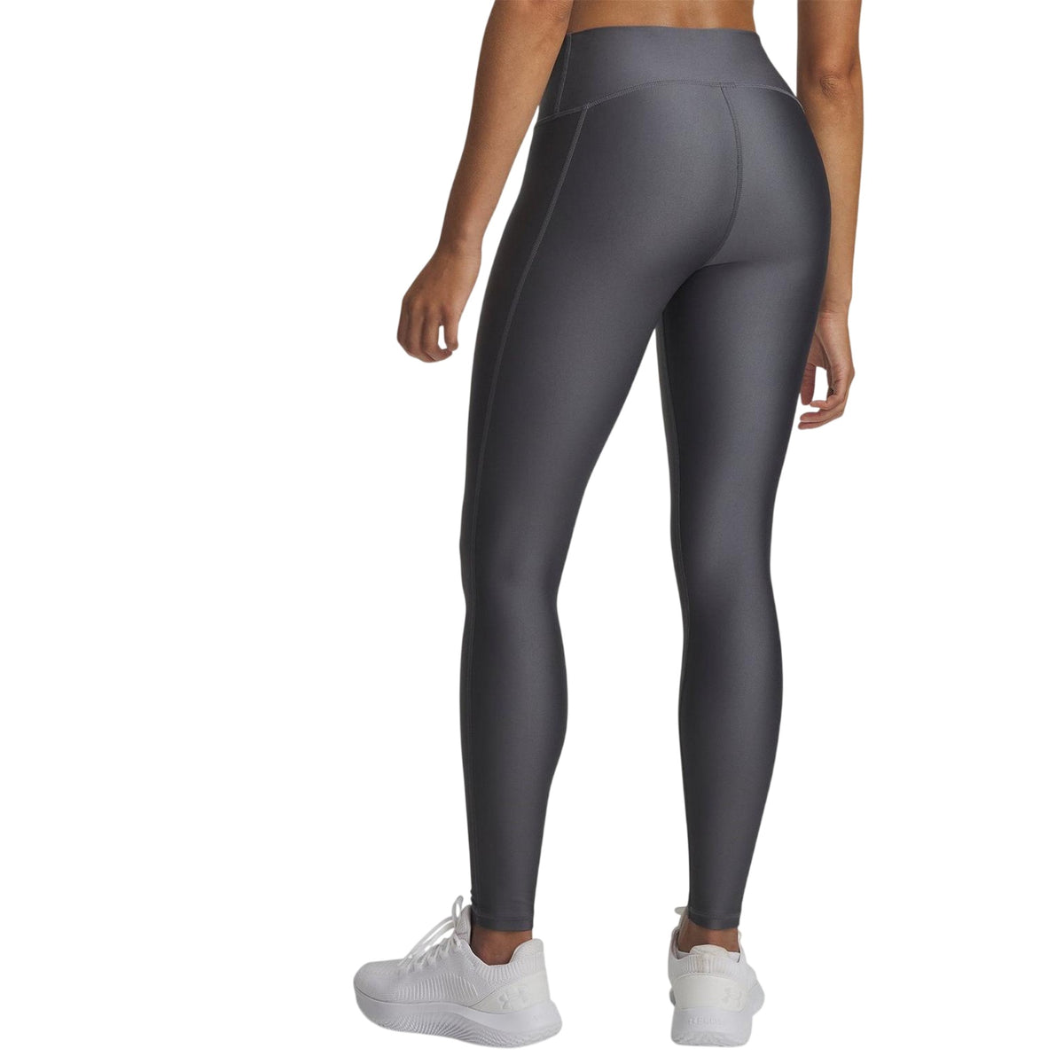 Rock-Black - Back - Under Armour Womens-Ladies High Rise Leggings