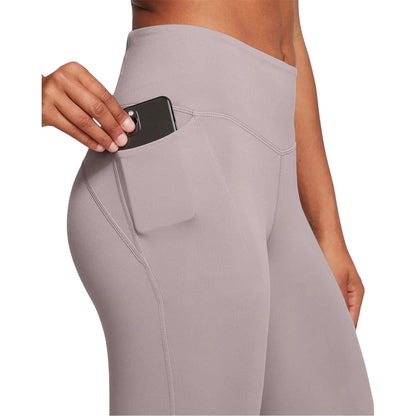 Grey - Pack Shot - Under Armour Womens-Ladies Launch Leggings