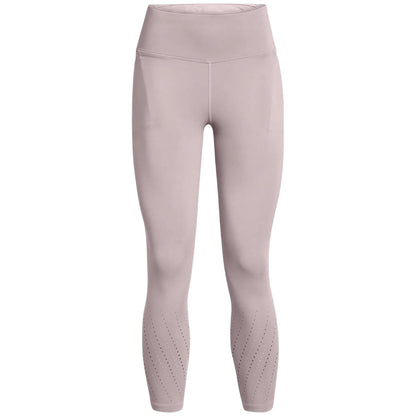 Grey - Front - Under Armour Womens-Ladies Launch Leggings