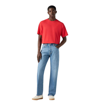 Blue - Lifestyle - Levis Mens 501 93 Straight Jeans
