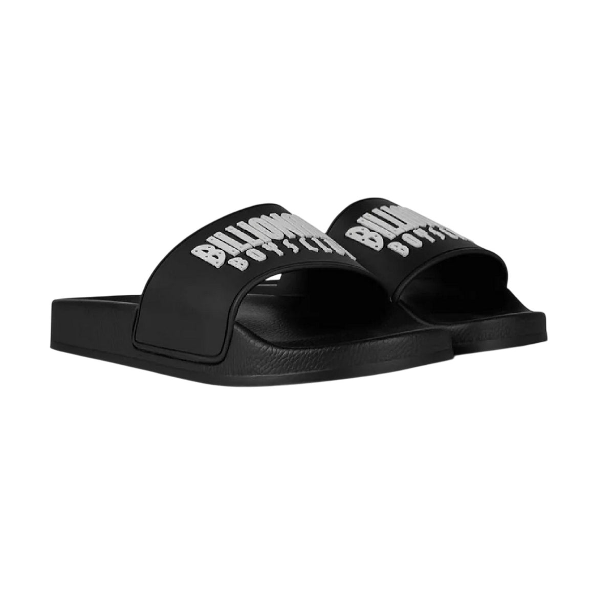 Black - Front - Billionaire Boys Club Mens Logo Sliders