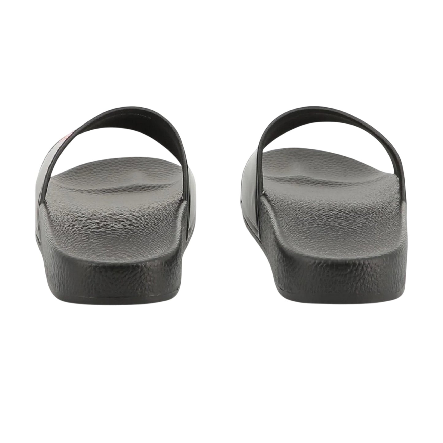 Black - Back - Hugo Boss Childrens-Kids Logo Sliders