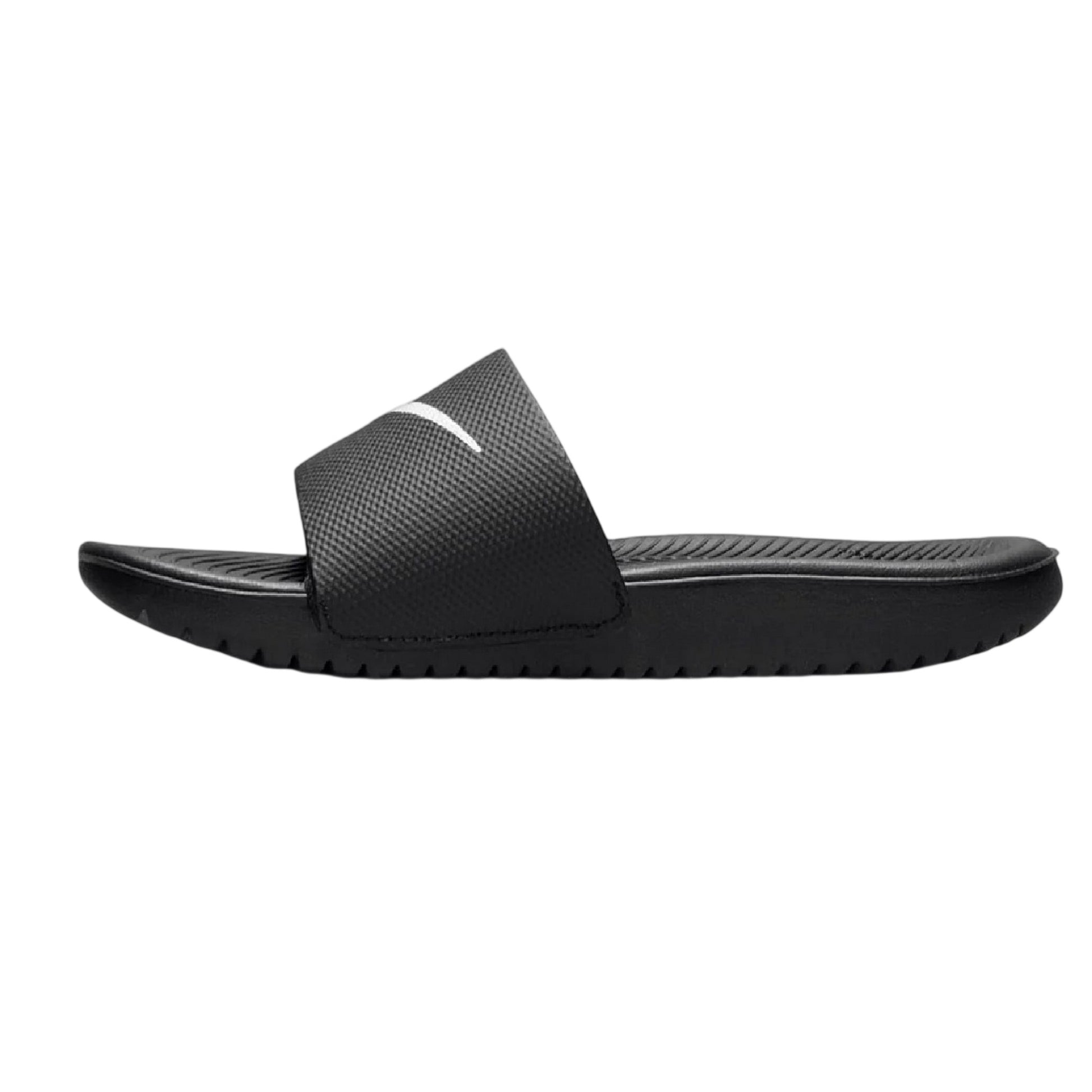Black-White - Back - Nike Childrens-Kids Kawa Pool Sliders