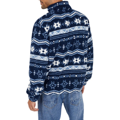 Navy-Multicoloured - Back - Brave Soul Mens Regular Sweatshirt