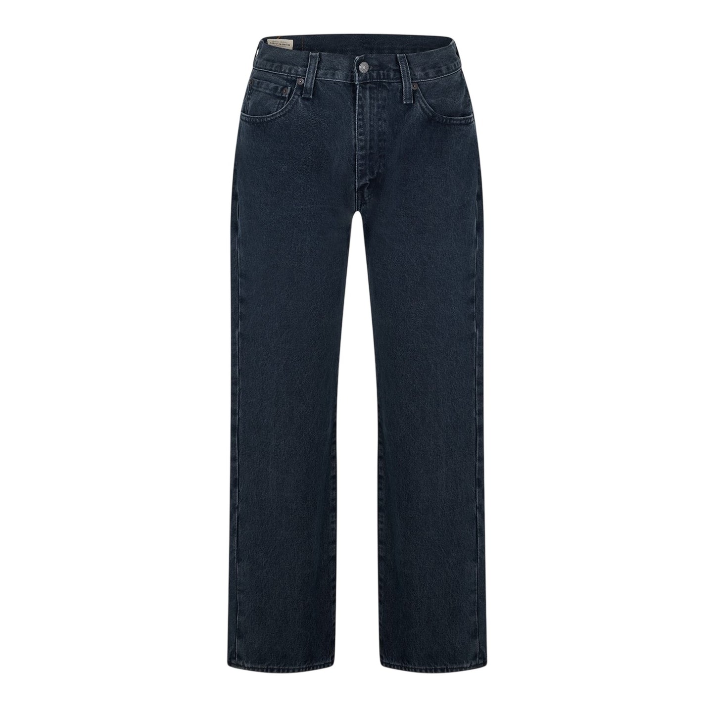 Midnight Blue - Front - Levis Mens 555 Cotton Denim Relaxed Fit Jeans