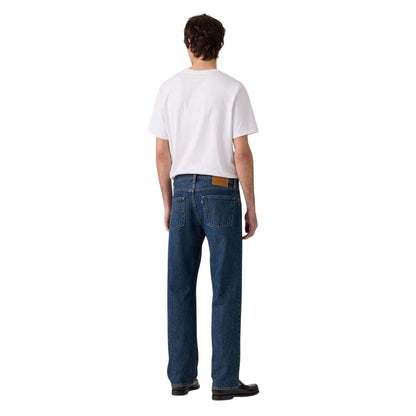 Blue - Back - Levis Mens 555 Cotton Denim Relaxed Fit Jeans
