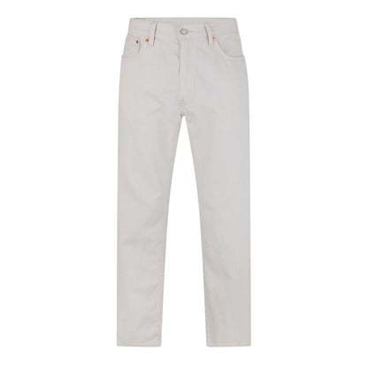 Ecru - Front - Levis Mens 555 Cotton Denim Relaxed Fit Jeans