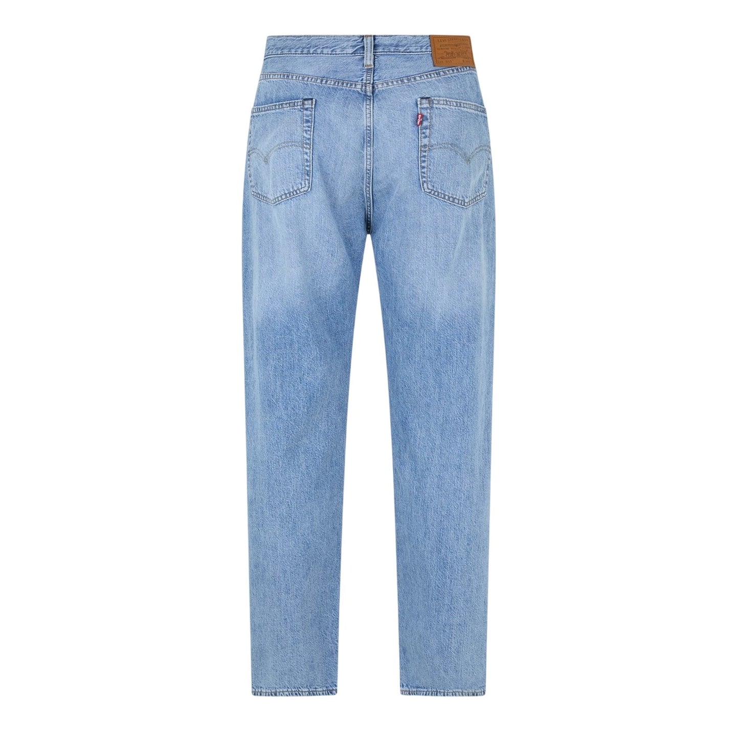 Linen Blue - Back - Levis Mens 555 Cotton Denim Relaxed Fit Jeans
