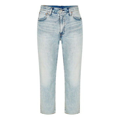 Baby Blue - Front - Levis Mens 555 Cotton Denim Relaxed Fit Jeans